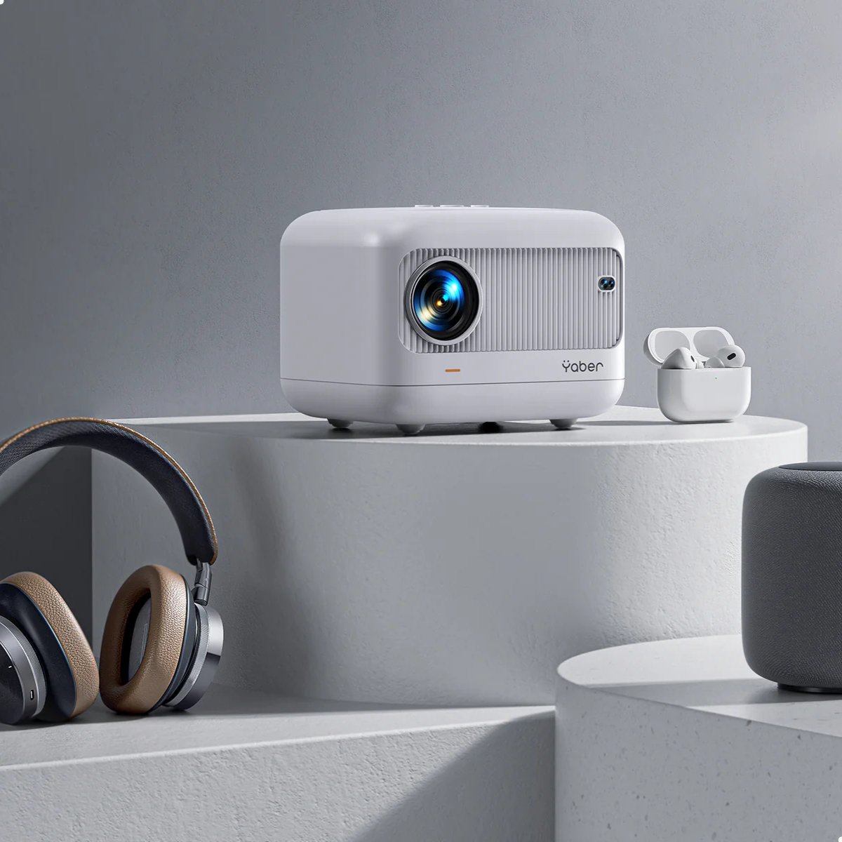 YABER L1 Ultra Mini LED Beamer Projector 1080P