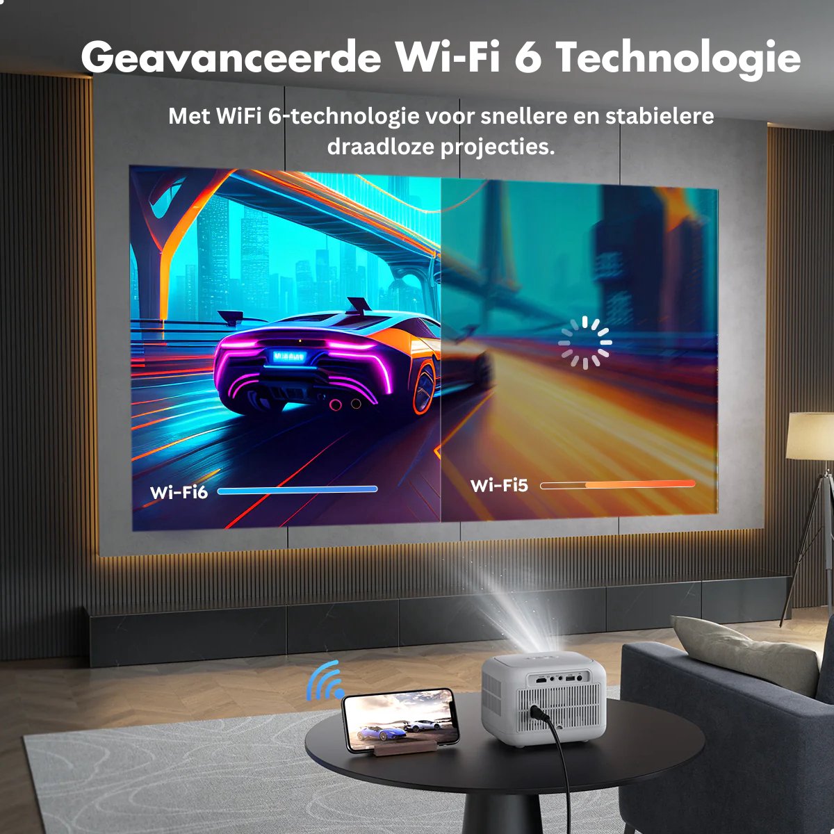 YABER L1 Ultra Mini LED Beamer Projector 1080P