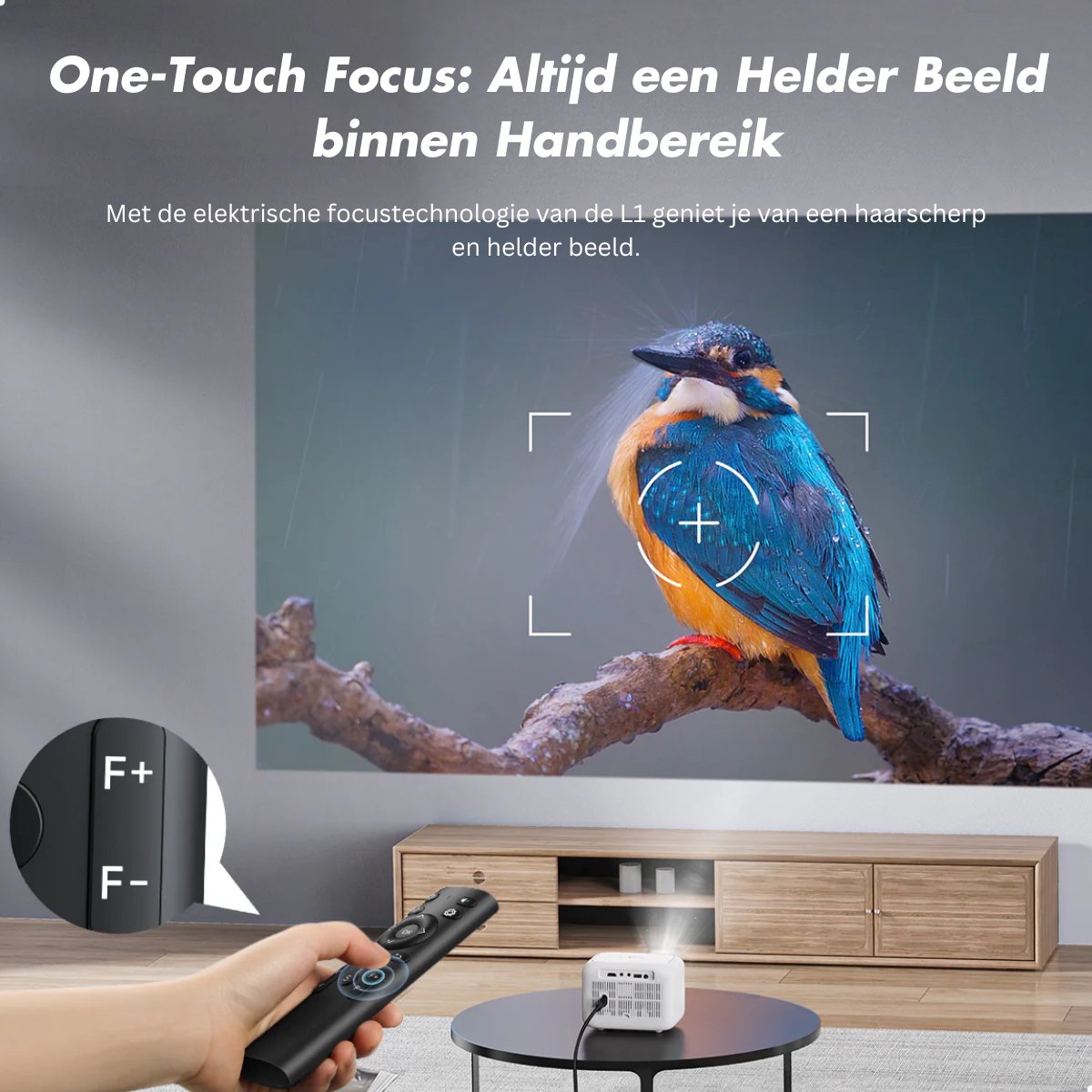 YABER L1 Ultra Mini LED Beamer Projector 1080P