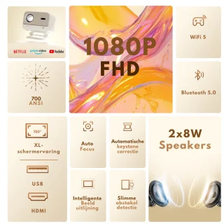 Yaber L2 Plus 1080P FHD Mini Beamer