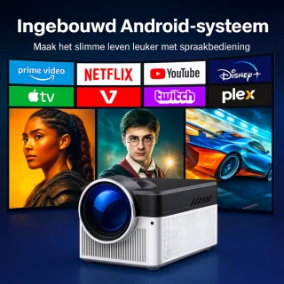 Yemtech Draagbare 1080P LCD Projector