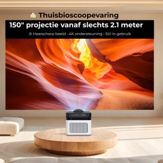 Yemtech Draagbare 1080P LCD Projector