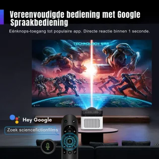 Yemtech Draagbare 1080P LCD Projector