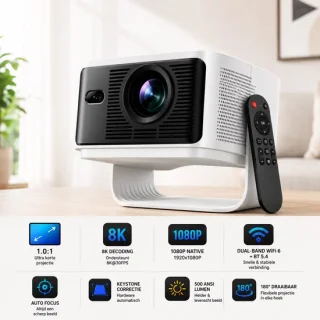 Yemtech Smart Beamer mini projector HY350MAX