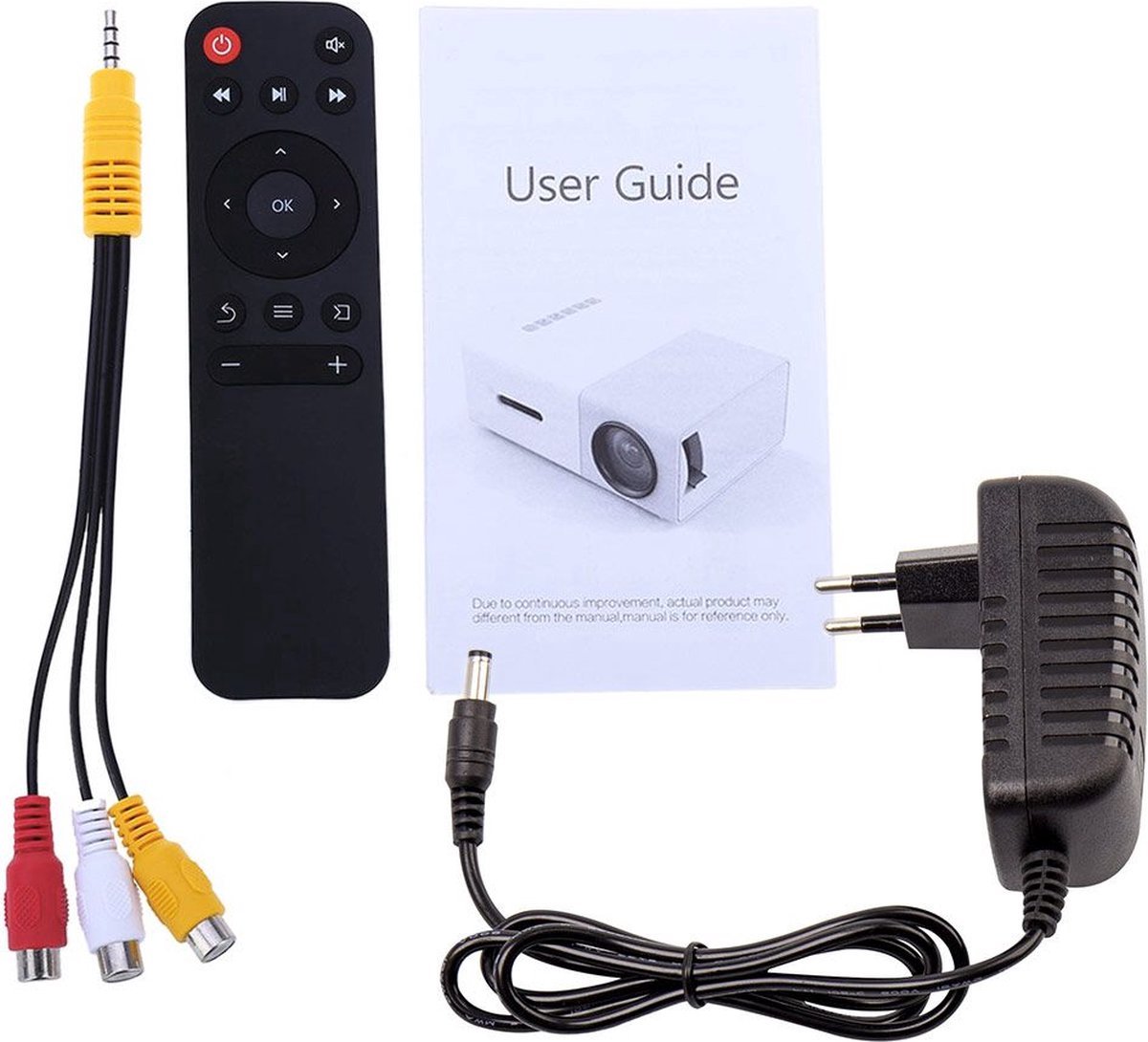 YG-300 Mini Beamer USB HDMI Wit/Zwart