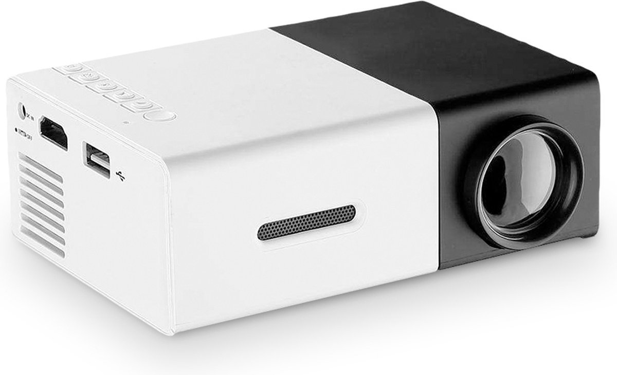 YG-300 Mini Beamer USB HDMI Wit/Zwart
