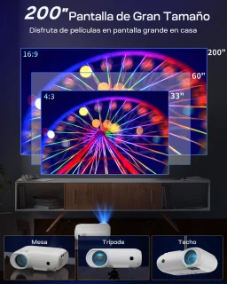Yoton Y7 Beamer 1080P Mini Wit