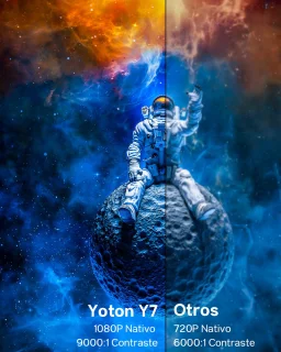 Yoton Y7 Beamer 1080P Mini Wit