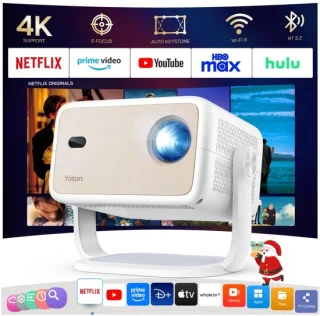 Yoton Y7 Projector 4K Smart TV, draagbare videoprojector