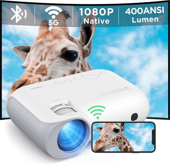 YOTON Y7 WiFi Beamer Full HD 1080P review