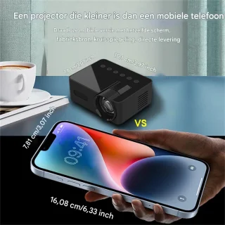 YT100 Mini Beamer - Draagbare projector - Wit