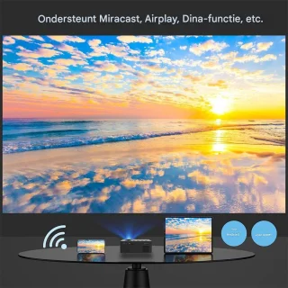 YT100 Mini Beamer - Draagbare projector - Wit