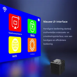 YT100 Mini Beamer - Draagbare projector - Wit