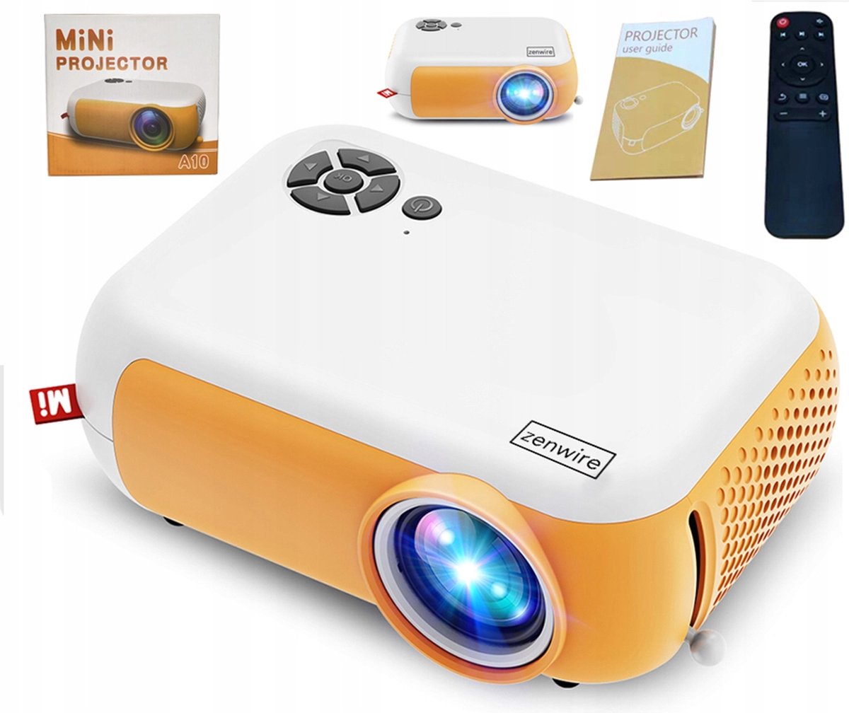 Zenwire A10 Mini Beamer Geel Full HD 1920x1080p