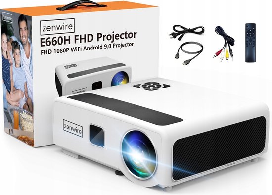 Zenwire E660H Android Full HD 4K Mini Beamer