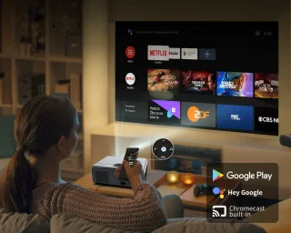 Zenwire E690H Beamer - Full HD 1080p Projector met Android TV 11
