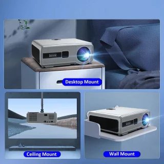 Zenwire E690H Beamer - Full HD 1080p Projector met Android TV 11