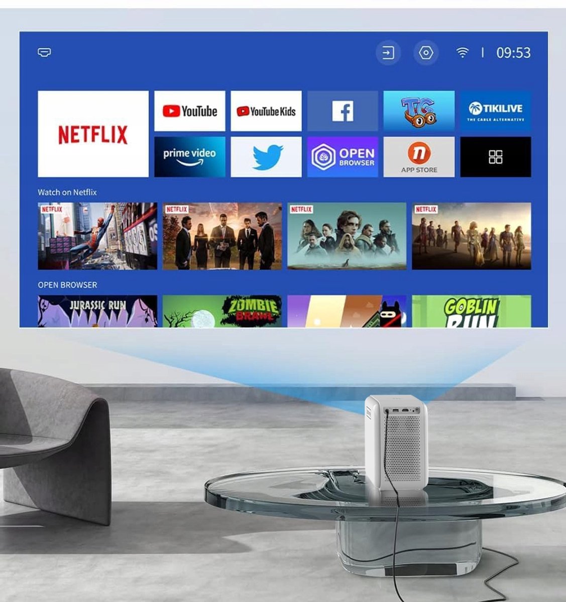 Zenwire H9 Full HD 4K Beamer
