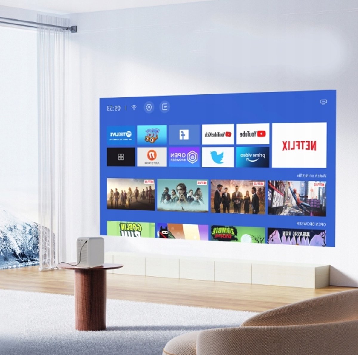 Zenwire H9 Full HD 4K Beamer