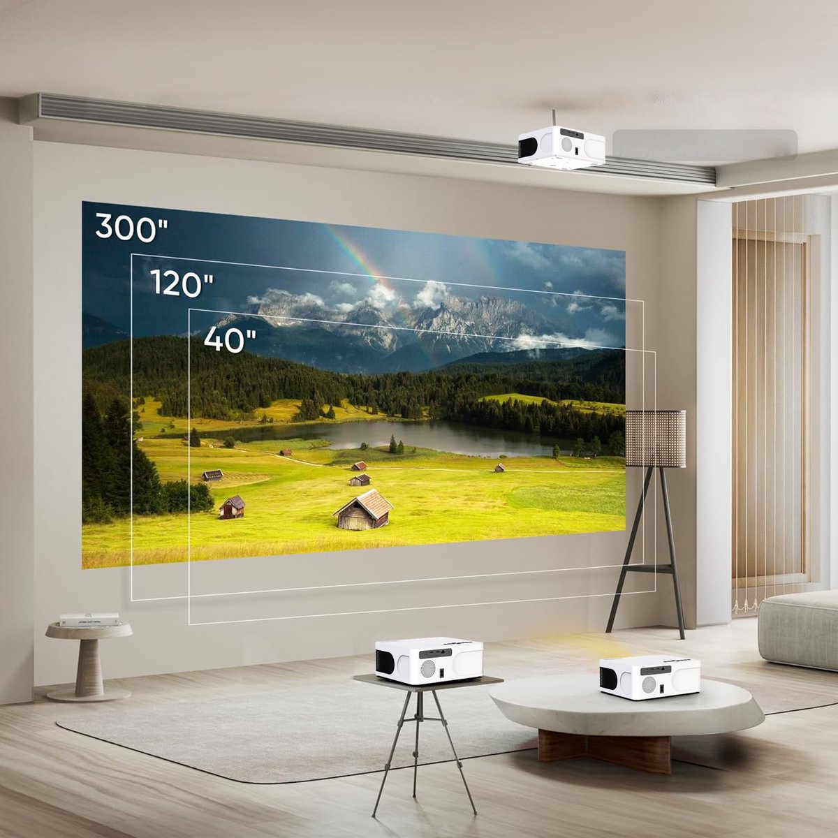 Zenwire Mini Beamer e601h WiFi Android Full HD 4K