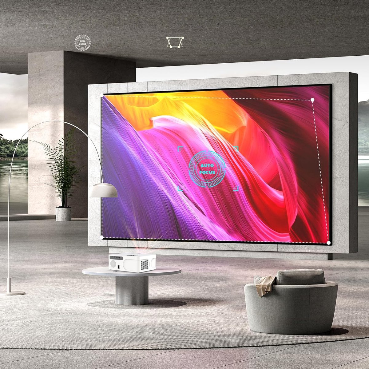 Zenwire Mini Beamer e601h WiFi Android Full HD 4K