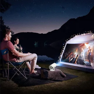 Zenwire R1 Mini Projector 360 HD Full HD Android 12 WiFi Bluetooth
