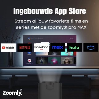 Wat vinden we goed aan de Zoomly® Pro MAX Beamer