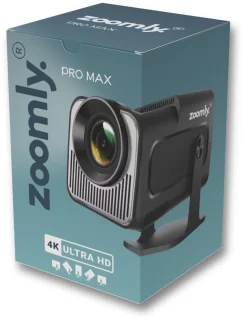 Zoomly Pro MAX Full HD 1080p Mini Beamer Zwart