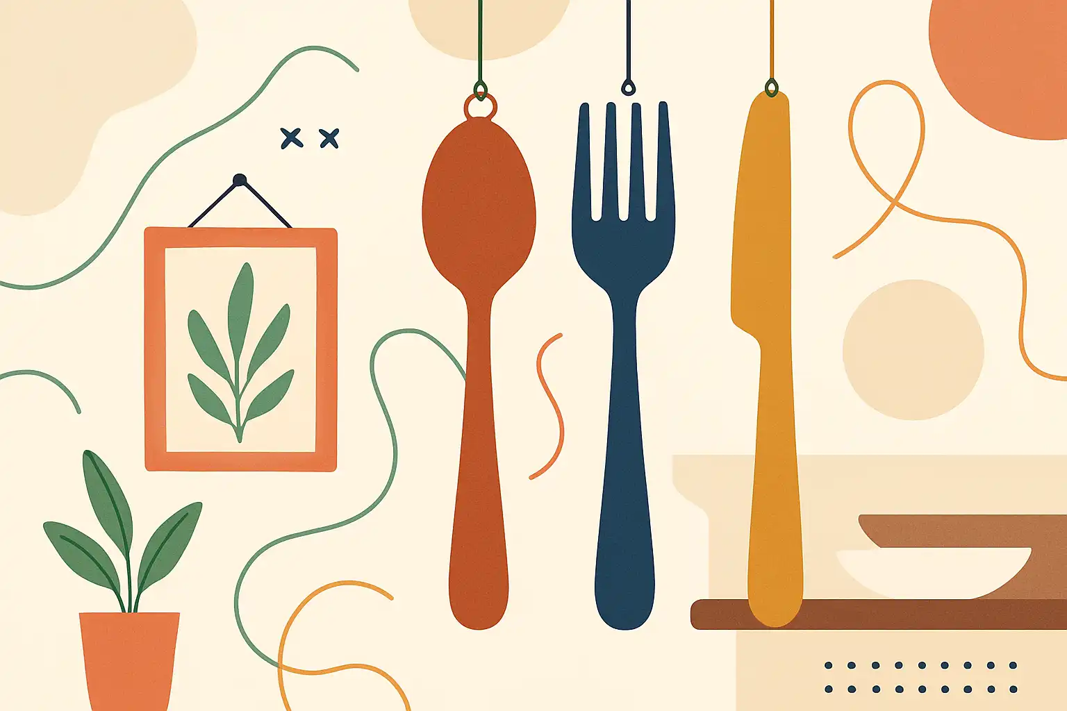 Bestek aan de muur: creatieve styling- en DIY-ideeën om je eettafel persoonlijk te maken