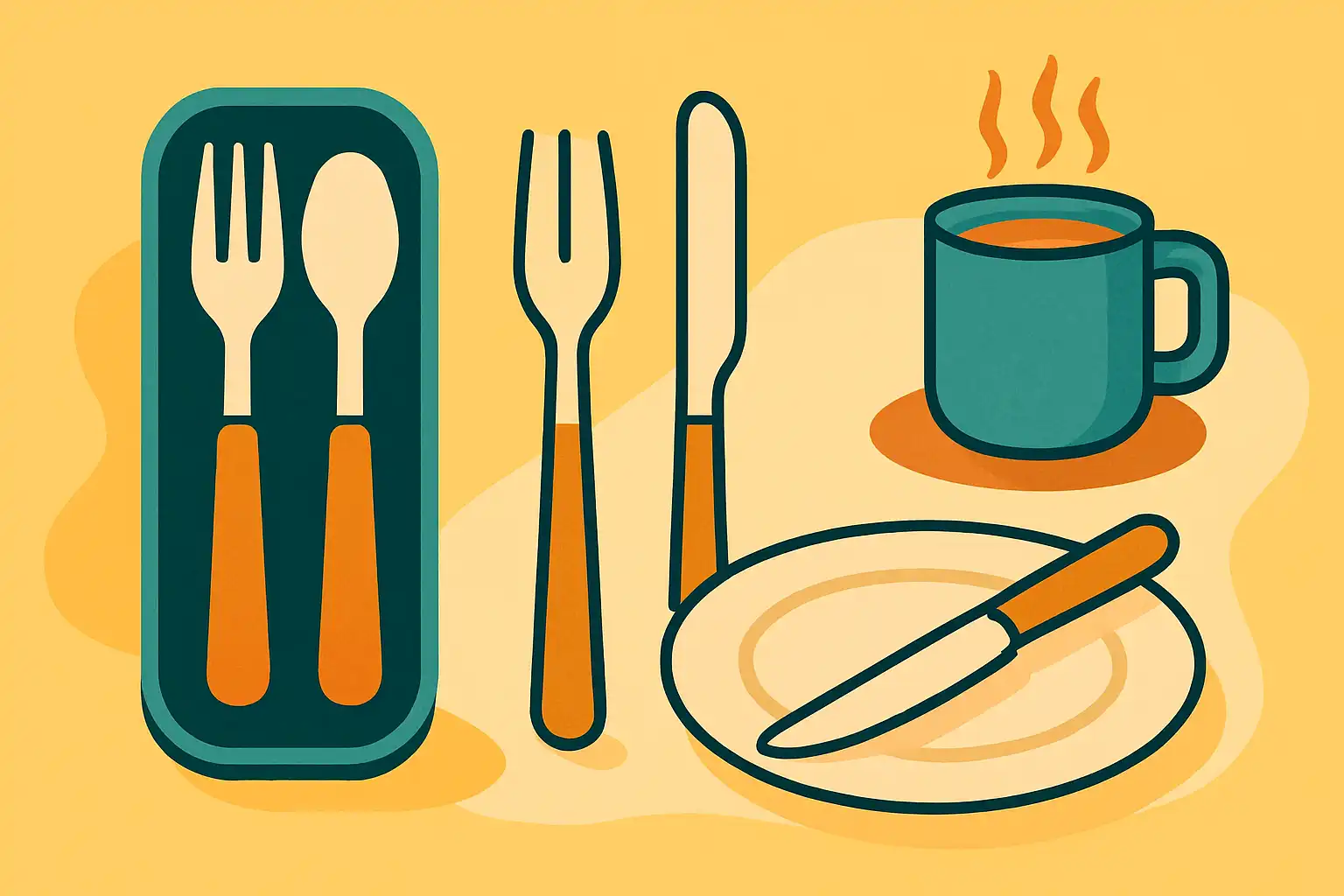 Het ideale bestek voor solo‑diners: compacte, slimme en gezellige keuzes voor één persoon