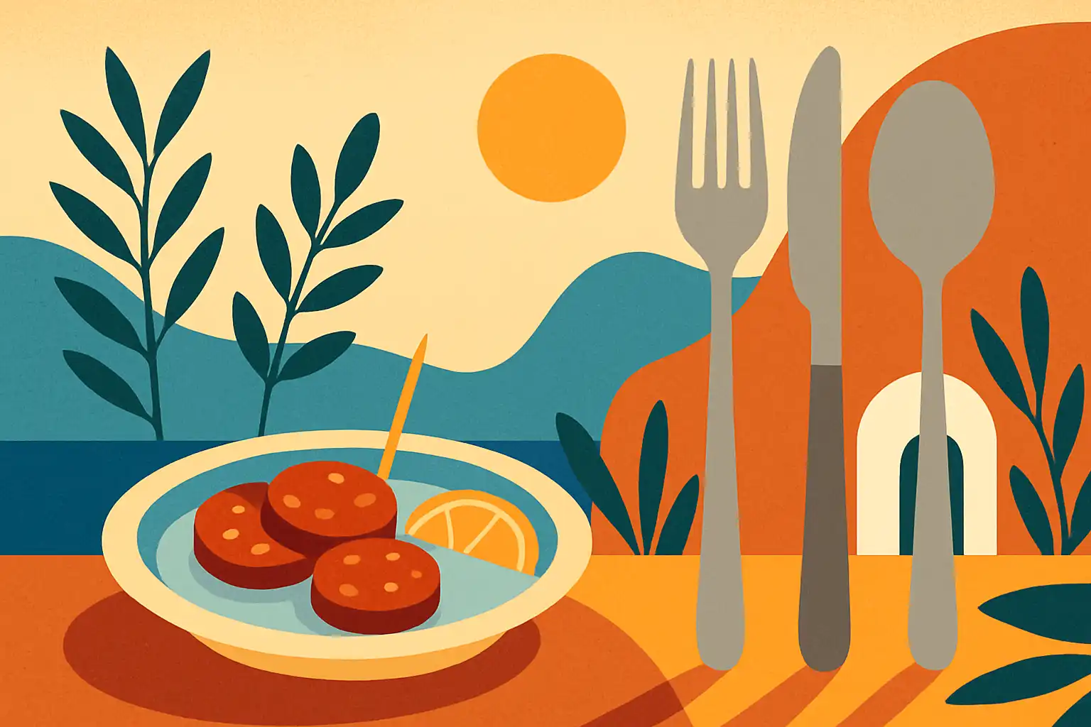 Mediterrane zomer vibes: zo kies je bestek dat past bij tapas en al fresco dining