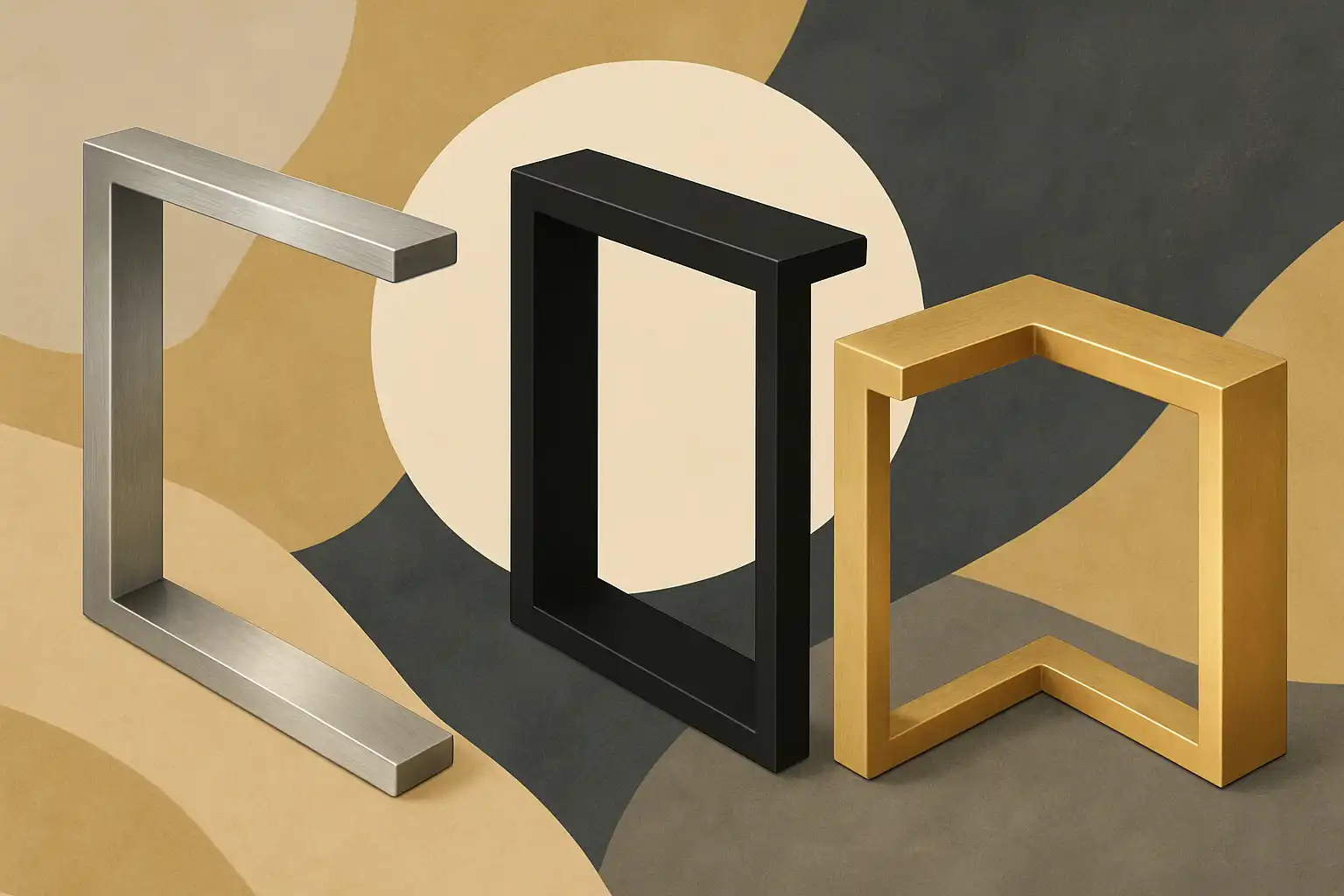 Rvs, mat zwart of goud: welke afwerking maakt jouw eettafel compleet?