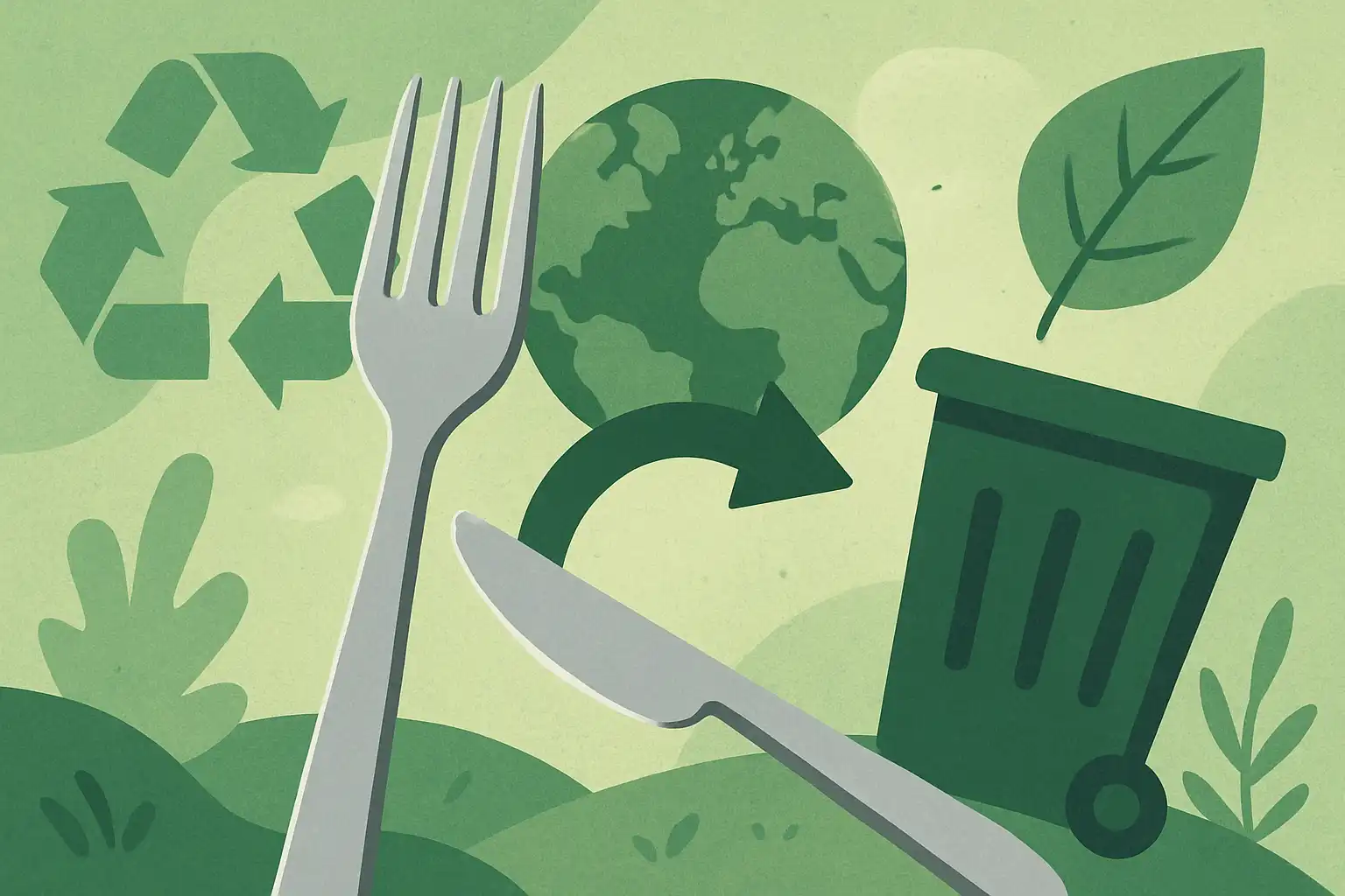 Wat gebeurt er met je bestek als je het weggooit en hoe verklein je de ecologische impact