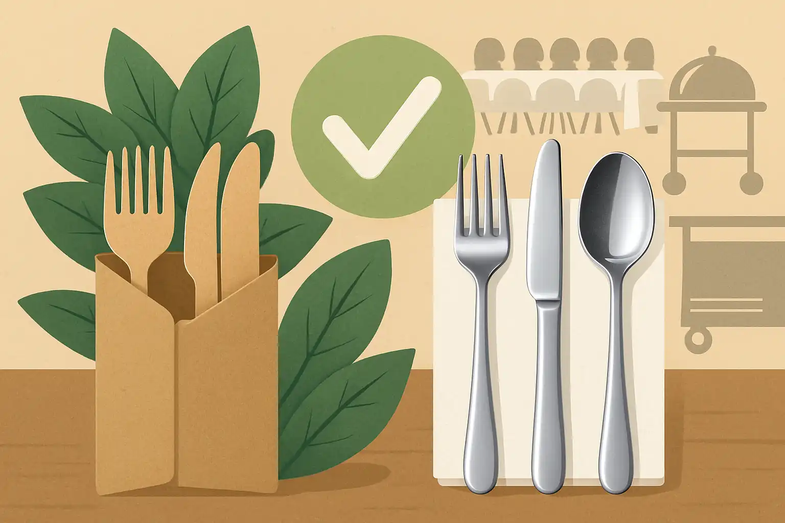 Zo kies je bestek voor grote feesten en catering: duurzaam, stijlvol en praktisch