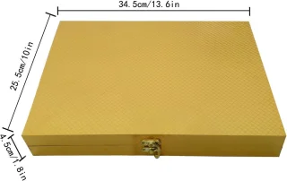 TTLUOKER®Premium 24-Delige Bestekset in Matgoud - Luxe Geschenkbox met RVS Bestek | Inclusief 6 Dinerlepels, Dessertvorken & Theelepels | Vaatwasserbestendig & Krasvrij