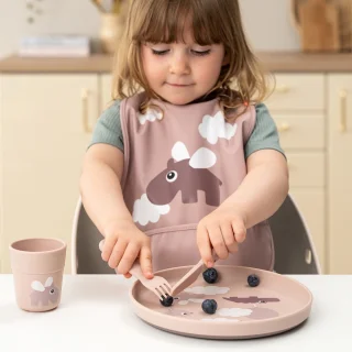 Done By Deer Happy Dots Bestekset - Powder