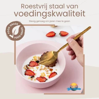 Luxe Bestekset voor 18 Personen in Gouden Kleur - Set van 6 - Met Geschenkdoos - Ideaal Cadeau voor Elke Gelegenheid