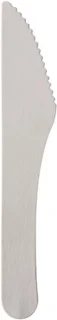 100 Messen, papier pure 15,8 cm wit