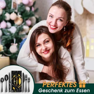 Candala - bestekset zwart 6 personen