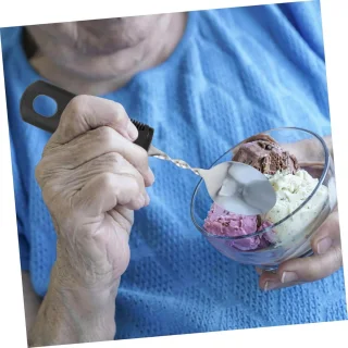 Keukengerei - Set van 2 - Rvs - Bestek - Servies- Outdoor - Camping - Reizen - Picknick - Kookgerei - Keukengerei - Zwart