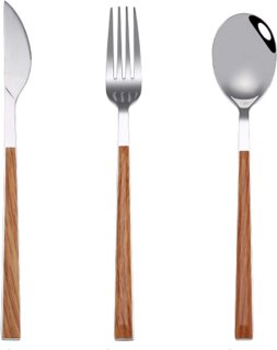 De 18-delige bestekset voor 6 personen in één oogopslag