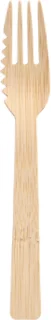 50 Taartvorkjes, bamboe pure 14,5 cm met snijrand