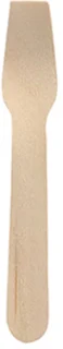 250 Ijslepels Hout pure 9,4 cm