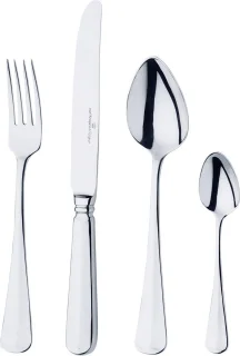AANBIEDING HaagsLofje edelstaal 18/10-Bestek Cassette 9 persoons, 90 delig -Koningklijke van Kempen & Begeer