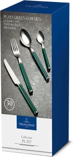 Villeroy & Boch Bestekset Play! - Green Garden - 30 delig / 6 personen