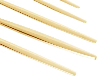 BELIANI RIGATONI - Bestekset - Goud - Roestvrij staal