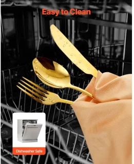 100-delige bestekset - Goud