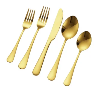 100-delige bestekset - Goud