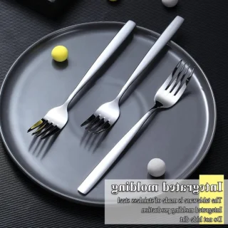 12-delige rvs tafelmessen set van 18,2 cm