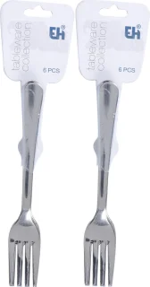 12x RVS Gebaksvorkjes 14 cm